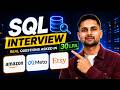 SQL Interview Questions Asked in Amazon, Meta & Etsy| Data Analyst| Step by Step Solutions