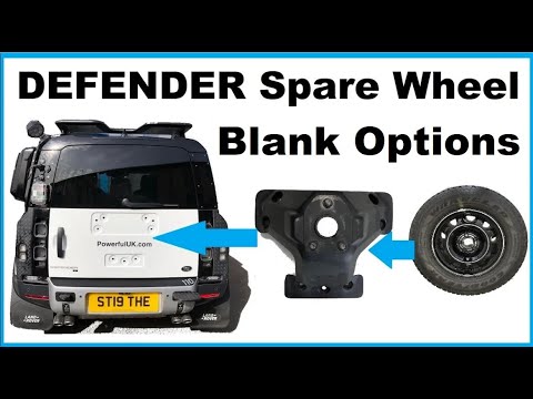 Spare Wheel Delete & Blanking Options for new Land Rover Defender L663 ...