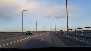 Enjoyed solo driving over the longest solely owned 6km Oland bridge by Sweden.