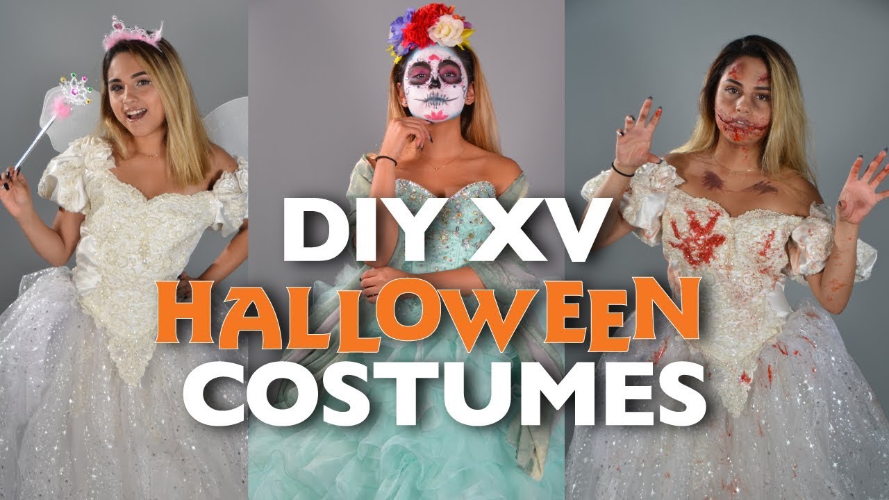 Halloween Costumes Using Your Old Quince Dress! - YouTube