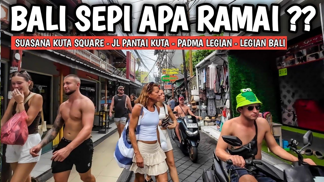 Apakah Bali sudah kembali ramai lagi?? Yuk ikutin Jalan Jalan di kawasan Kuta dan Legian