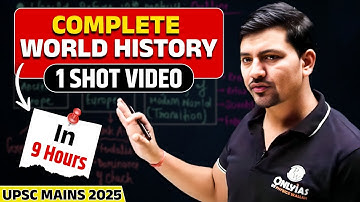 Complete World History for UPSC Mains in 1 video | One-Stop Marathon Class | PWOnlyIAS