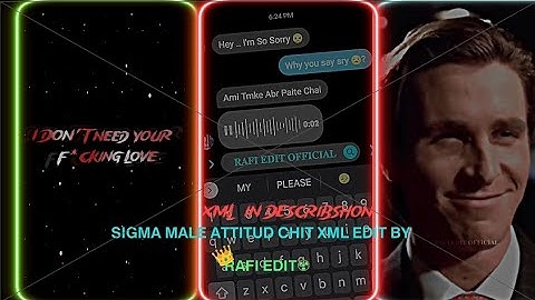 𝗦𝗜𝗚𝗠𝗔 𝗠𝗔𝗟𝗘 𝗔𝗧𝗧𝗜𝗧𝗨𝗗 𝗖𝗛𝗜𝗧 𝗫𝗠𝗟 𝗘𝗗𝗜𝗧 𝗕𝗬 👑𝗥𝗔𝗙𝗜 𝗘𝗗𝗜𝗧😈