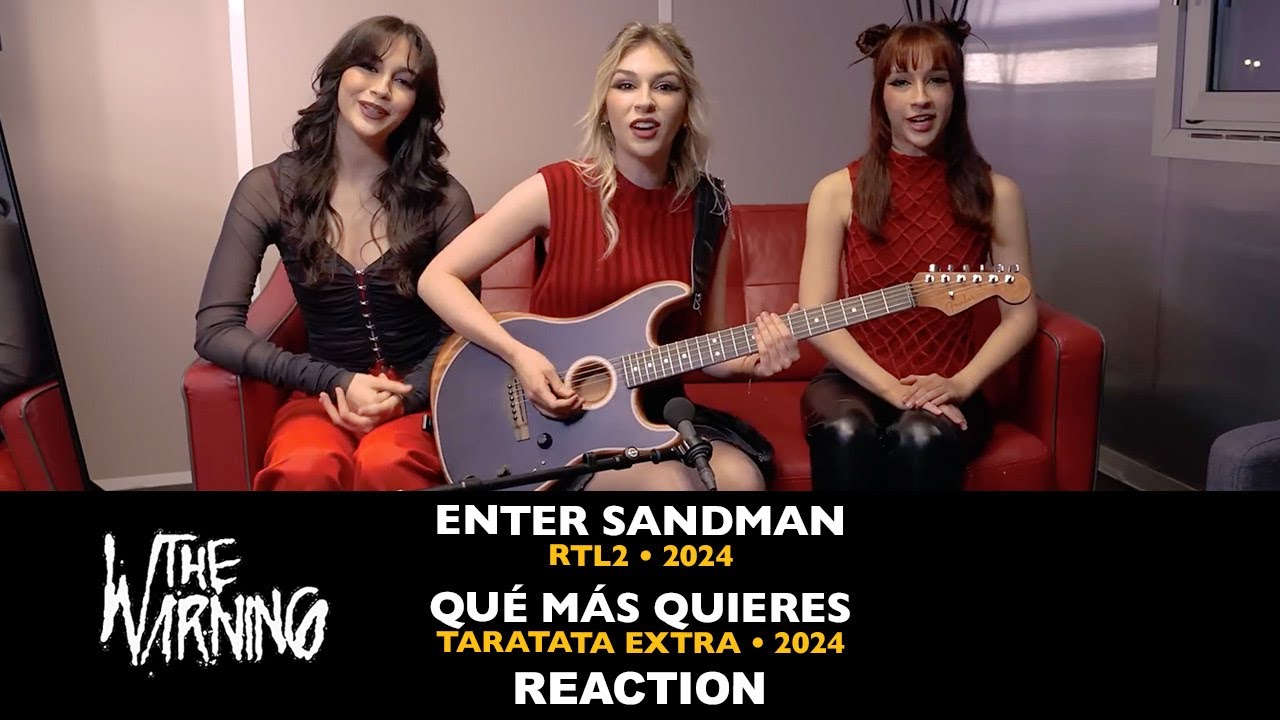 Brothers REACT to The Warning Acoustic: Qué Mas Quieres (Taratata 2024), Enter Sandman (with Waxx)