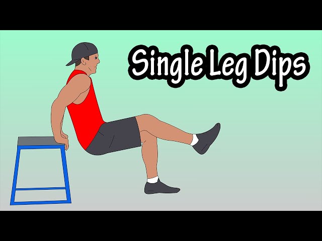 How To Do, Perform Single Leg Bench Chair Dips Explained 