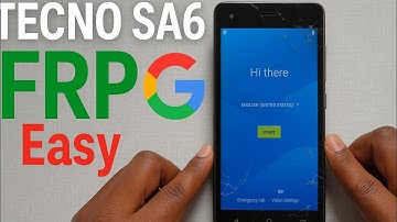 Tecno SA6,F1 Frp bypass without PC Easy Way