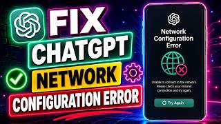 How to Fix ChatGPT Network Configuration Error (2026) | ChatGPT Network Error