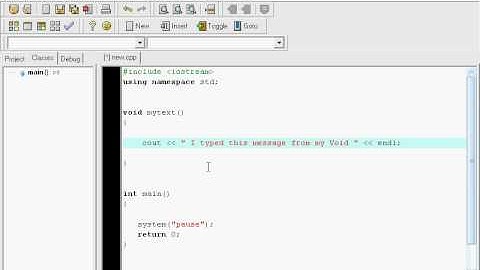 C++ Tutorial 6 (Void Function)