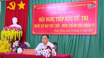 Tổ đại biểu số 7 HĐND TP. Bà Rịa tiếp xúc cử tri phường Phước Hưng trước kỳ họp thứ 9 | BRTgo