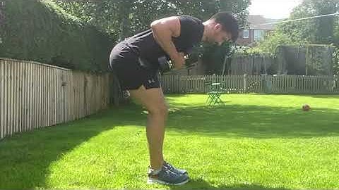 Bent Over Isometric DB Row