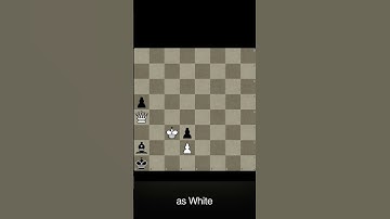 Mate in Two - Daily Chess Puzzle - No. 82 - #chess #puzzle #checkmate #shorts #0_algo_chess