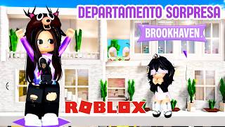CONSTRUÍ UN DEPARTAMENTO SORPRESA PARA MI HERMANA EN BROOKHAVEN #roblox