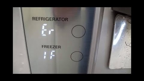 LG REFRIGERATOR ERROR Code Er1F ERIIF ER IF ER 1F repair - QUICKEST EASIEST FIX