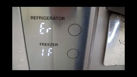 LG REFRIGERATOR ERROR Code Er1F ERIIF ER IF ER 1F repair - QUICKEST EASIEST FIX