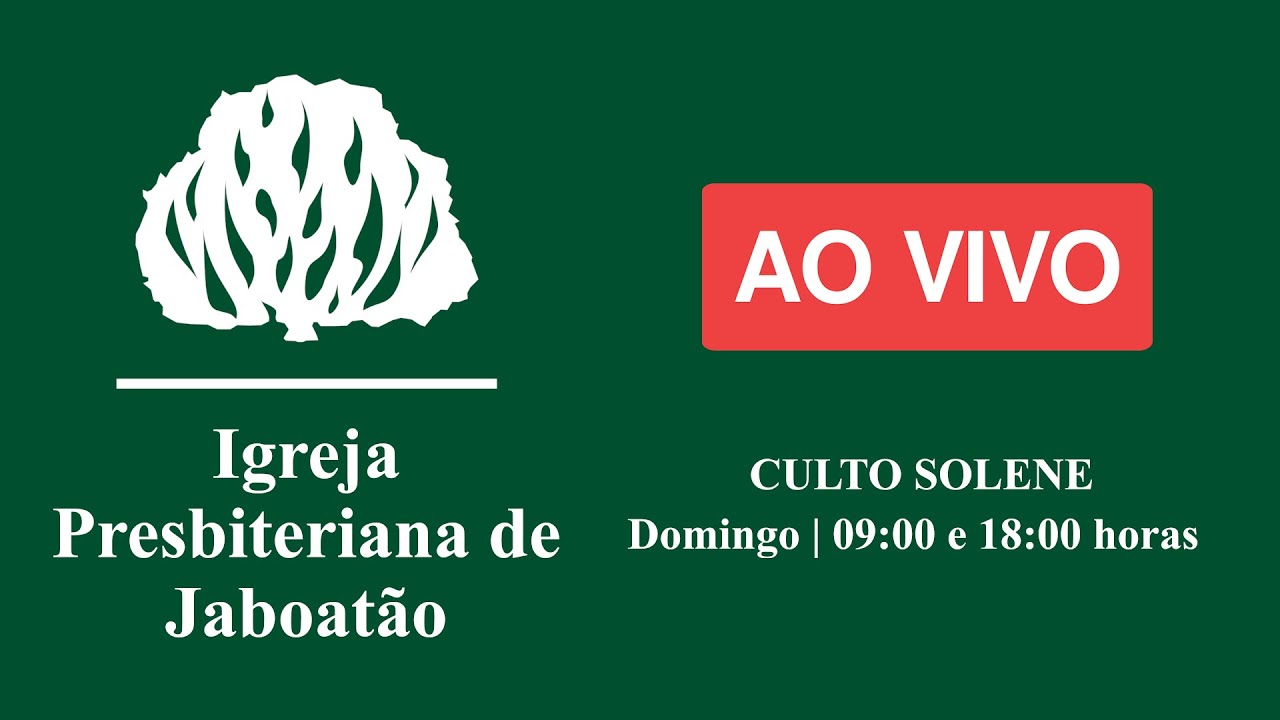 [🔴AO VIVO] Culto Solene 11/01/2026