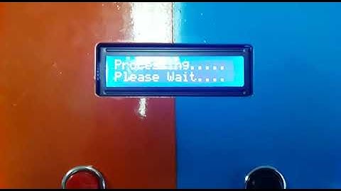 Reverse Vending Machine @ UTHM V2 :Auto weight recycle system - LCD display