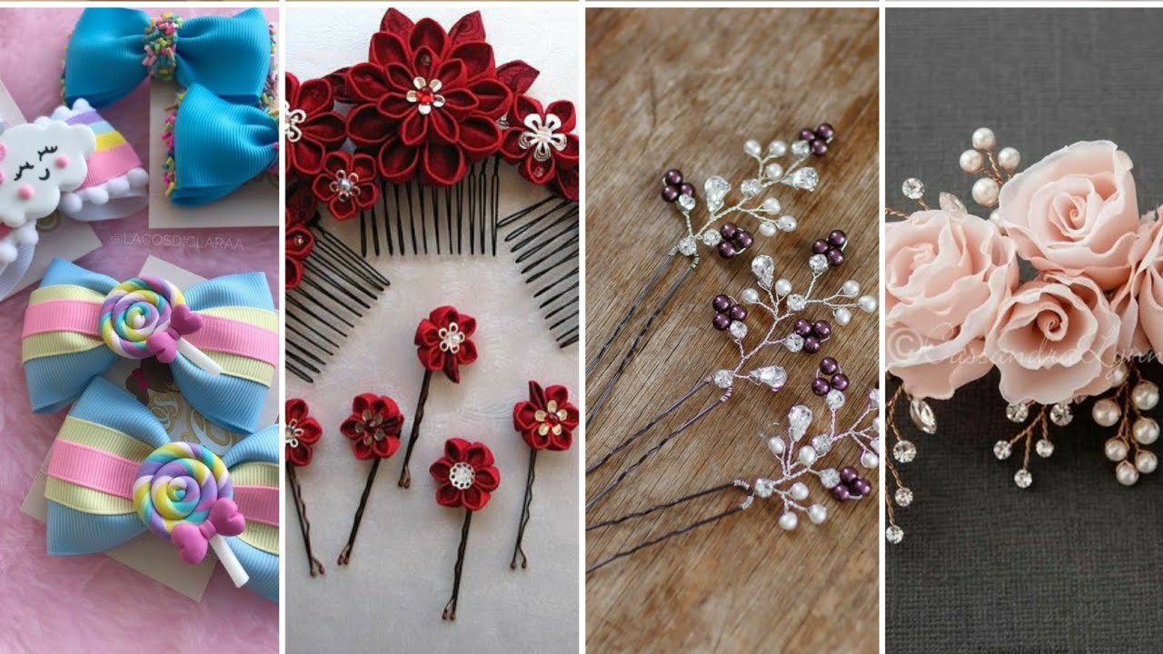 Hair pins hair band ponia latest beautiful stylish and simple hair pin