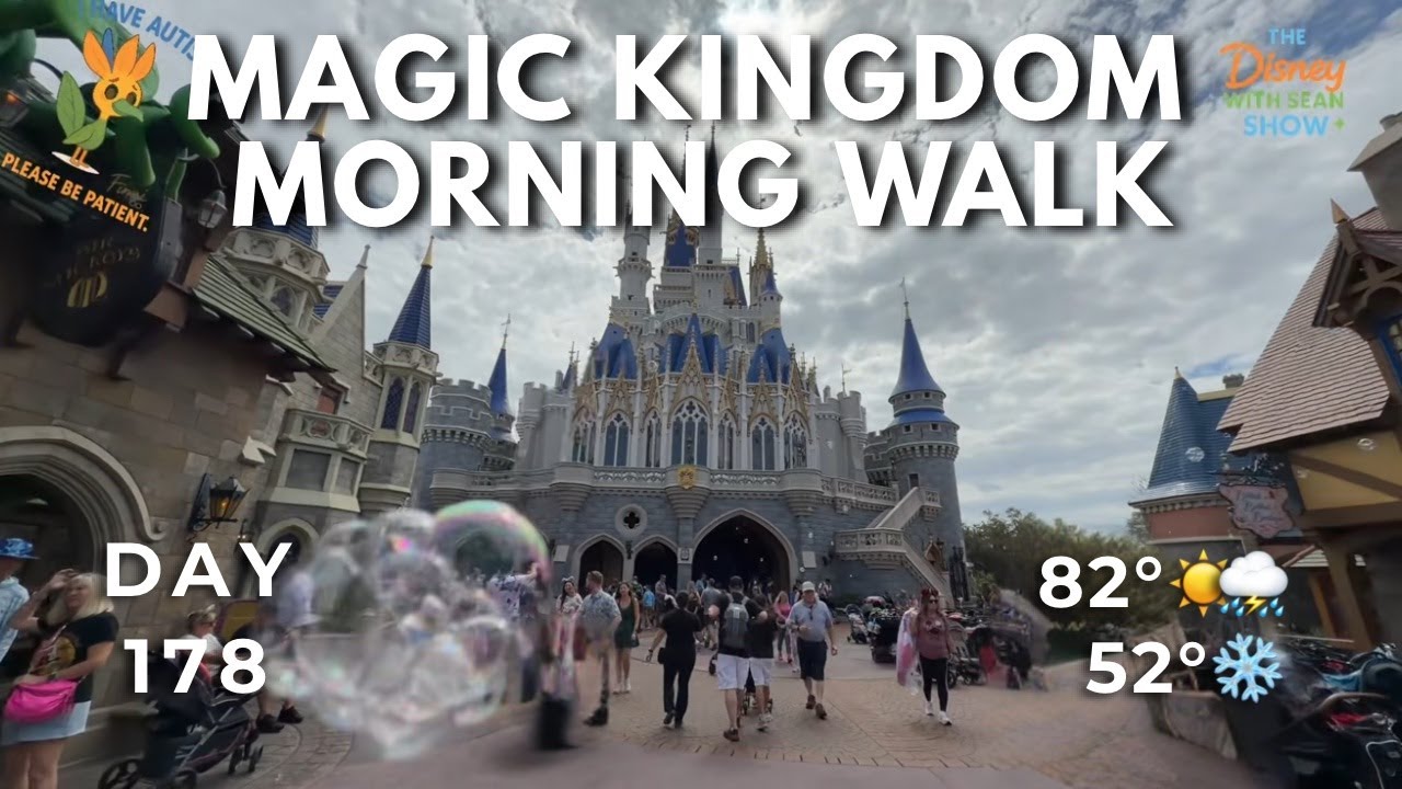 🔴 LIVE: Morning — Calm Disney World Walk & Shows + rides  | Day 178 | #TDWSS