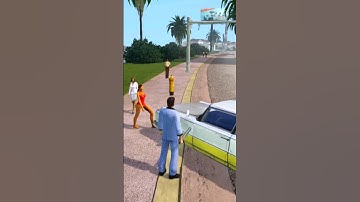 HOW DO THE COPS REACT IF YOU ATTACK ON YOUR OWN CAR IN GTA GAMES #viral #shorts