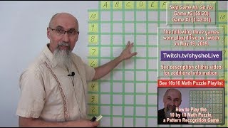 ASMR Math: Three Games of the 10 by 10 Math Puzzle - Male, Soft-Spoken, Paper, How to Play screenshot 4