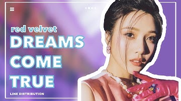 How Would Red Velvet Sing Dreams Come True by aespa | Line Distribution