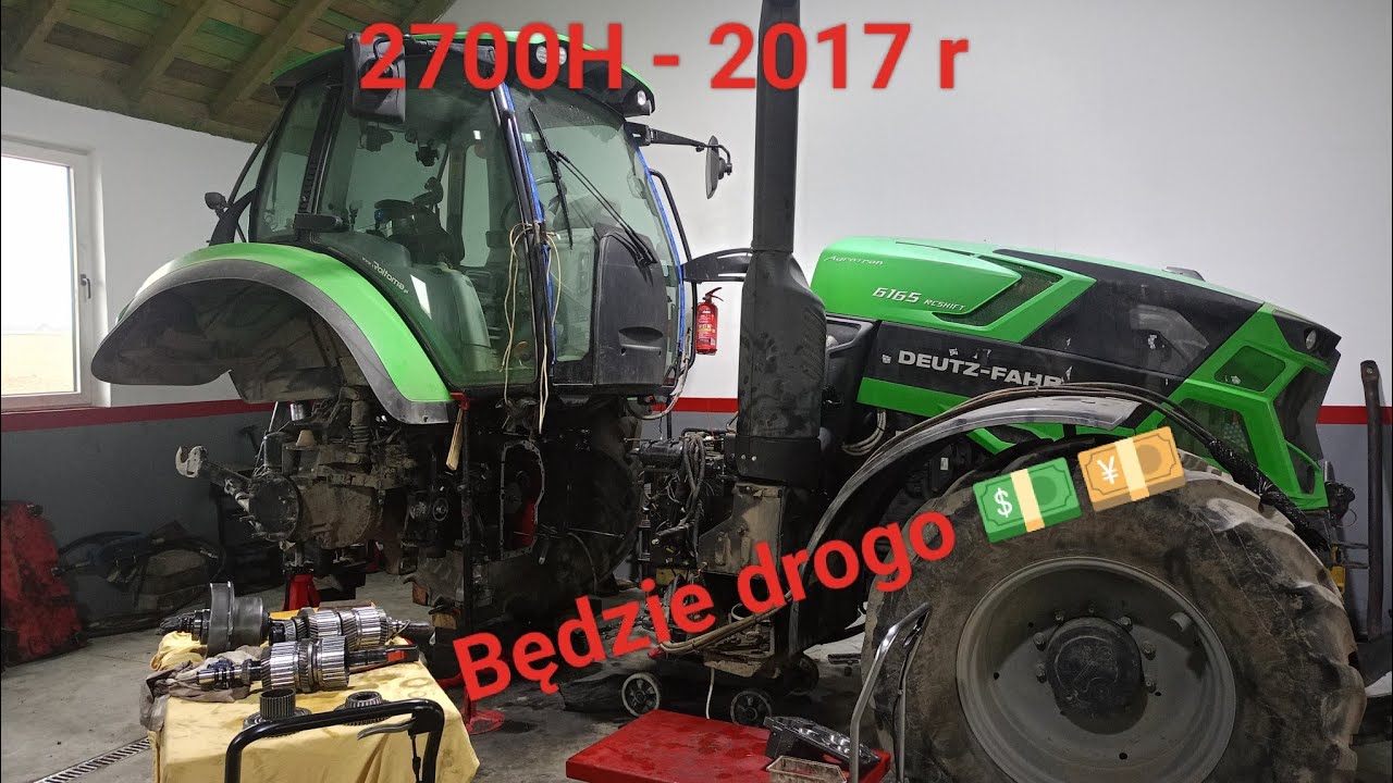 Deutz-Fahr 6165 Rcshift. Remont skrzyni biegów 🚜🔧. 2700h- 2017r😱