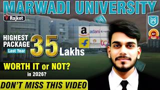 Marwadi University B.Tech Review | Placements, Fees &amp; Campus | Best Private University for Eng? #cse