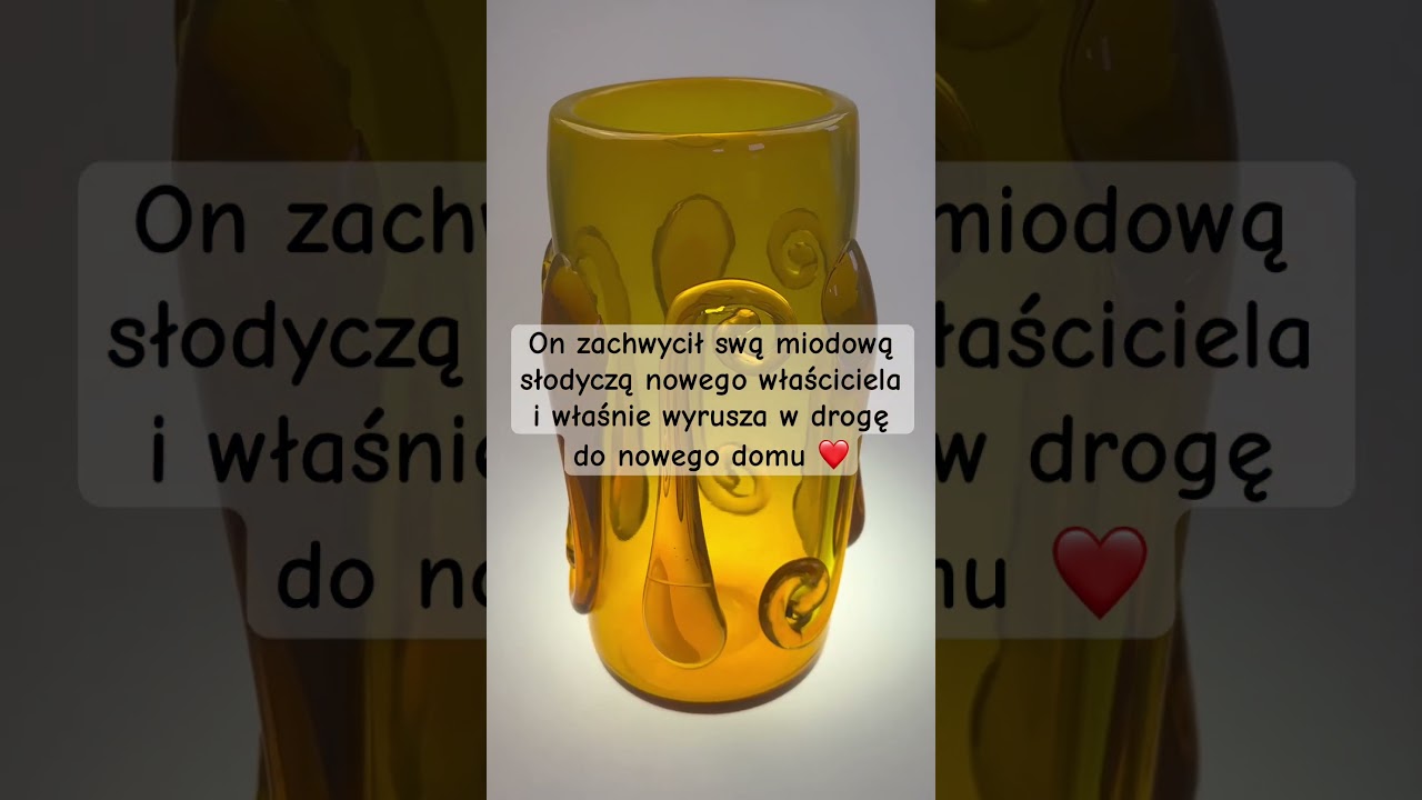 Wazon miodowy  Sluczan Orkusz właśnie wyrusza w drogę do nowego domu😊 