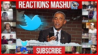 Mean Tweets PRESIDENT OBAMA Edition 2 Reactions Mashup