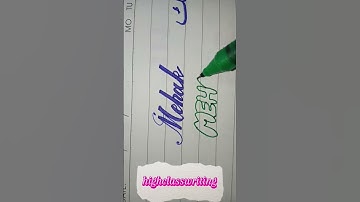 mehak name callihraphy ❤| #ytshorts #calligraphy#nameart #highclasswriting |