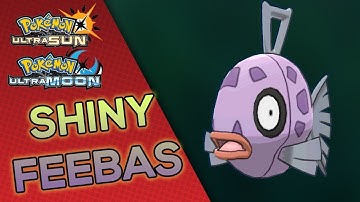 SHINY FEEBAS REACTION! SOS METHOD SHINY HUNT | POKEMON ULTRA SUN AND MOON
