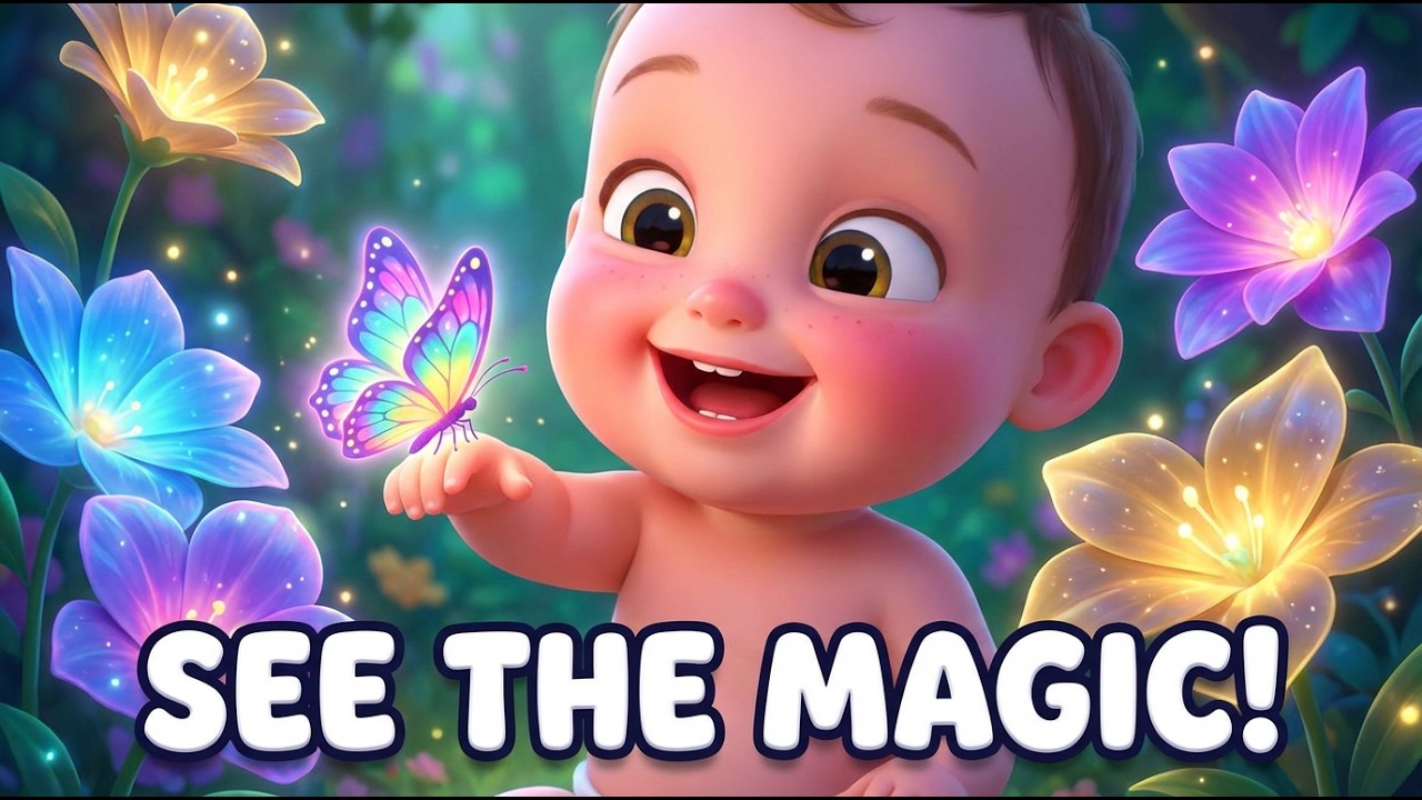“Baby in Magic Garden 🌸🦋 | Flower & Butterfly Song for Kids!”