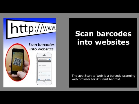 Barcode scan to web sites