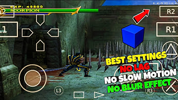 Best Settings For MORTAL KOMBAT SHAOLIN MONKS AetherSX2 | No Lag_ No_ Blur Effect_60FPS Smooth Game
