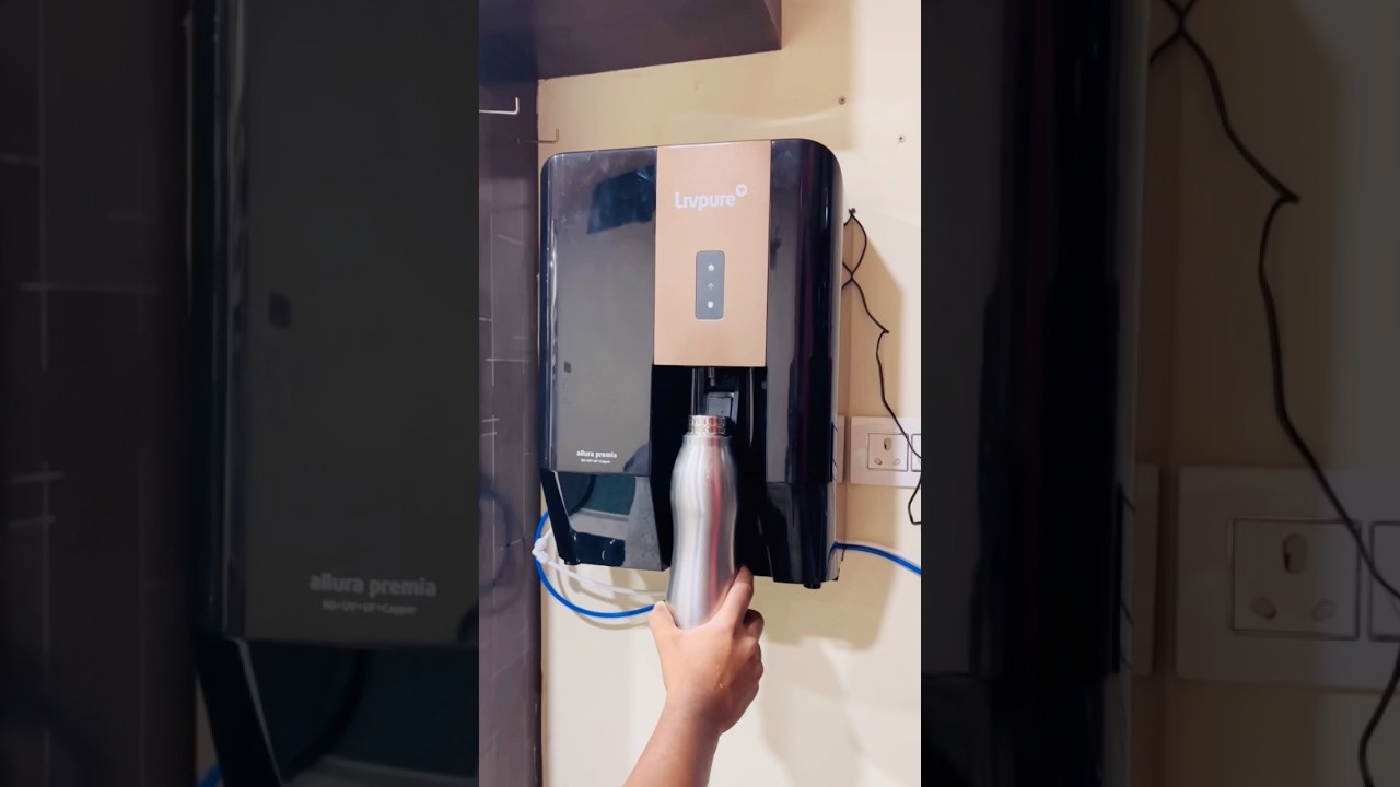LIVPURE allura premia 7 L copper water purifier unboxing #unboxing #waterpurifier #shorts #ytshorts