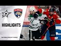 Stars @ Panthers 2/24/21 | NHL Highlights