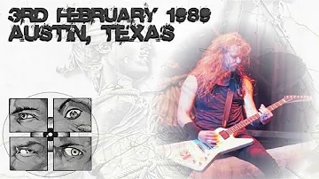 Metallica - Live at Frank Erwin Center, Austin, TX, USA (1989) [SBD Audio Only]