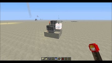 Minecraft - TNT Cannon and Magic Button