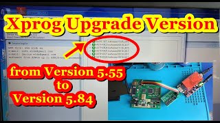 XPROG Upgrade . fw 5.55 to fw 5.84 No Dongle need!!! Atmega64 Update.