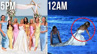 BRIDE ENDS UP IN OCEAN WITH WEDDING DRESS ON 👀| Rybka Twins