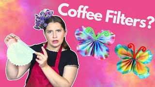 BUTTERFLY CRAFT WITH COFFEE FILTERS With Jukie Davie! by Time to Tell a Tale 9,780 views 10 months ago 14 minutes, 31 seconds