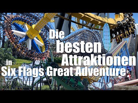 Video: Die 13 besten Fahrgeschäfte bei Six Flags Great America