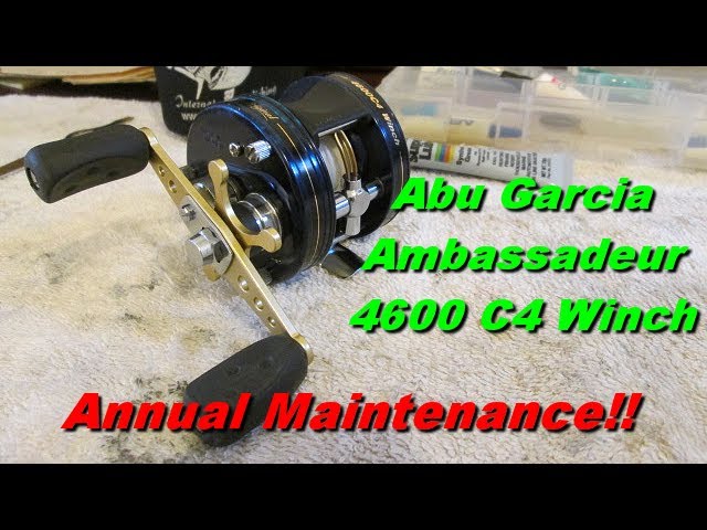 Abu Garcia Ambassadeur C4 4600 Fishing Reel Maintenance 