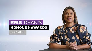 EMS Dean's Honours Awards for 2023