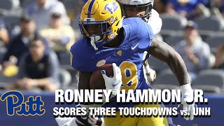 Pitt RB Ronney Hammon Jr. Scores Three Touchdowns vs. UNH screenshot 4