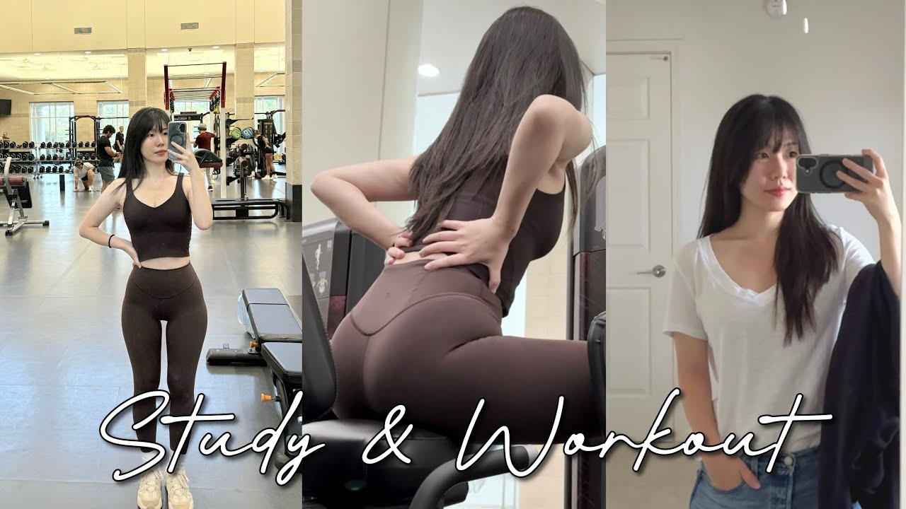 미국 박사생의 영어실력은? 영어로 찍어본 하체운동하고 수업가는 개강 후 일상