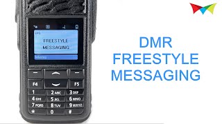 DMR FREESTYLE TEXT MESSAGING