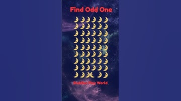 Odd One Out Challenge #fun brain teaser