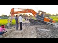 Capture de la vidéo Excavator Working / Excavator At Workplace Spider Excavator / Excavator Out Working Video