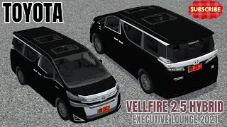 Mod BUSSID - TOYOTA VELLFIRE 2.5 HYBRID EXECUTIVE LOUNGE 2021 screenshot 3